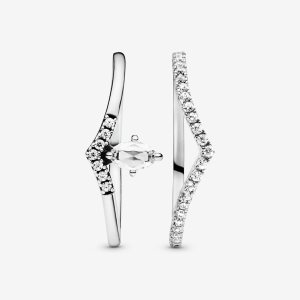 Zestawy Pierścieni Pandora Klasyczne Wishbone Stacking Kolorowe | EV6905782